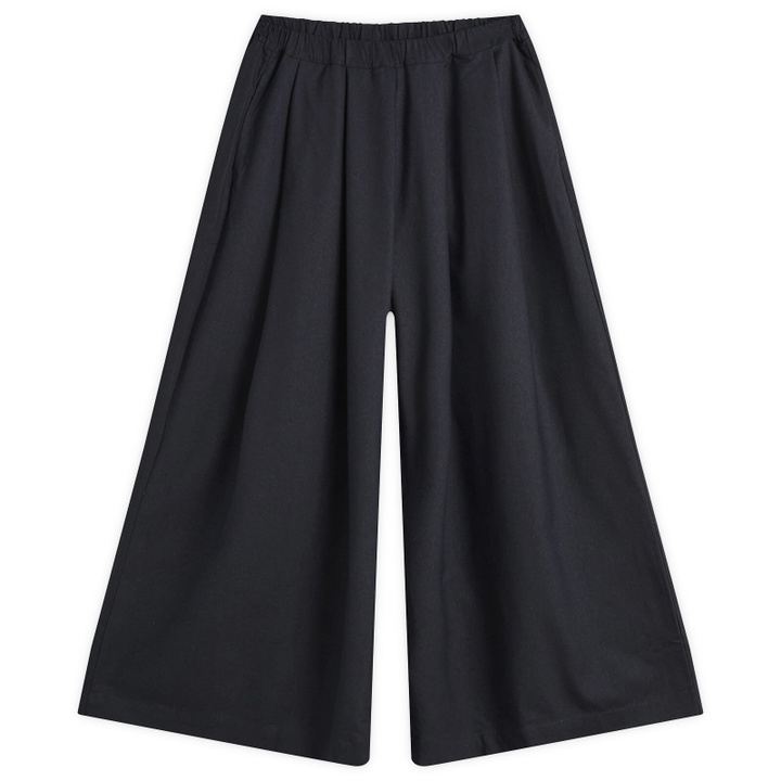 Photo: Baserange Women's Avi Silk Wool Trousers in Dama Navy