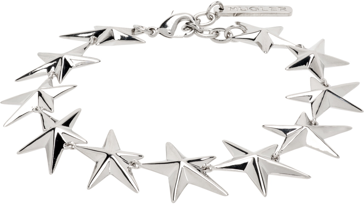 Mugler Palladium Star Bracelet