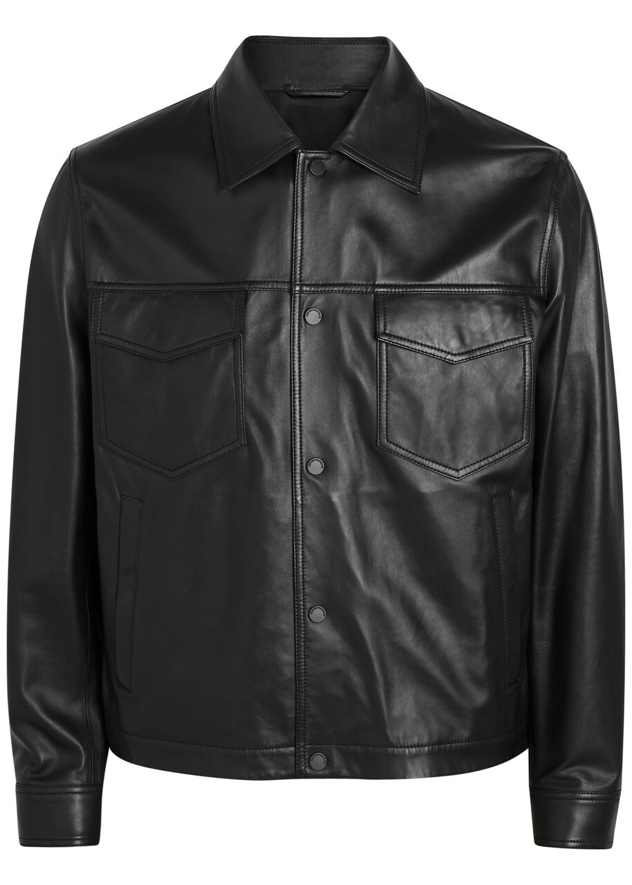 EMPORIO ARMANI - Leather Jacket Emporio Armani