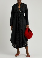 Forte_forte Broderie-anglaise Cotton-poplin Jacket Black
