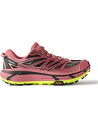 Hoka One One - Mafate Speed 2 Rubber and Mesh Running Sneakers - Red