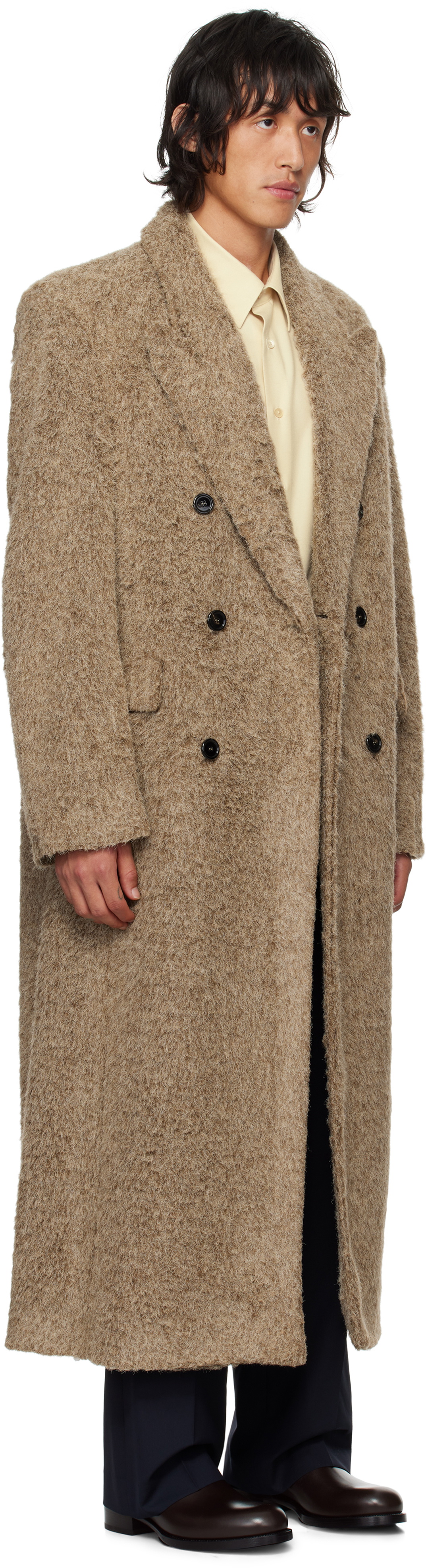 Sefr セファ ブラウン Larry コート XLサイズ Sefr セファ ブラウン Larry コート XLサイズ Sefr セファ ブラウン