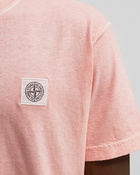 Stone Island Tee Fissato Effect Pink - Mens - Shortsleeves