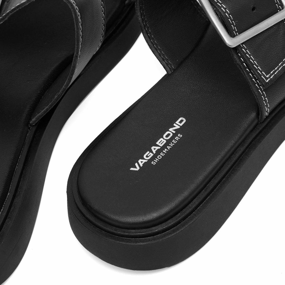Vagabond Women's Connie Slip On Sandal in Black/White