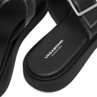 Vagabond Women's Connie Slip On Sandal in Black/White