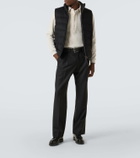 Herno Down-paneled silk and cashmere vest