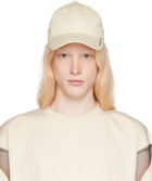 Mugler Beige Logo Cap