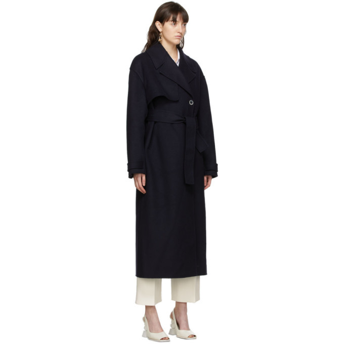 Jacquemus Navy Le Manteau Sabe Coat Jacquemus