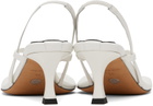 Proenza Schouler White Square Thong Heeled Sandals