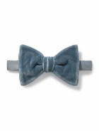 Mr P. - Pre-Tied Cotton-Velvet Bow Tie