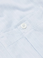 LOEWE - Paula's Ibiza Camp-Collar Cotton-Jacquard Shirt - Blue