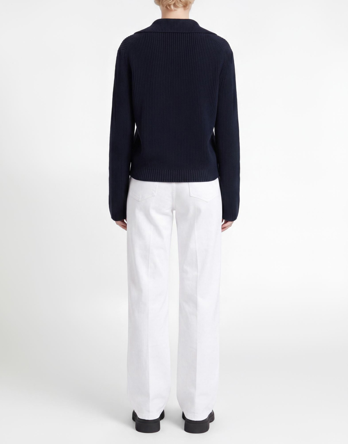 Peserico Womens Sweater in Navy