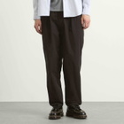 Universal Works Men's Summer Canvas Pleated Track Pant in Licorice