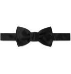 Lanvin - Pre-Tied Silk Bow Tie - Black