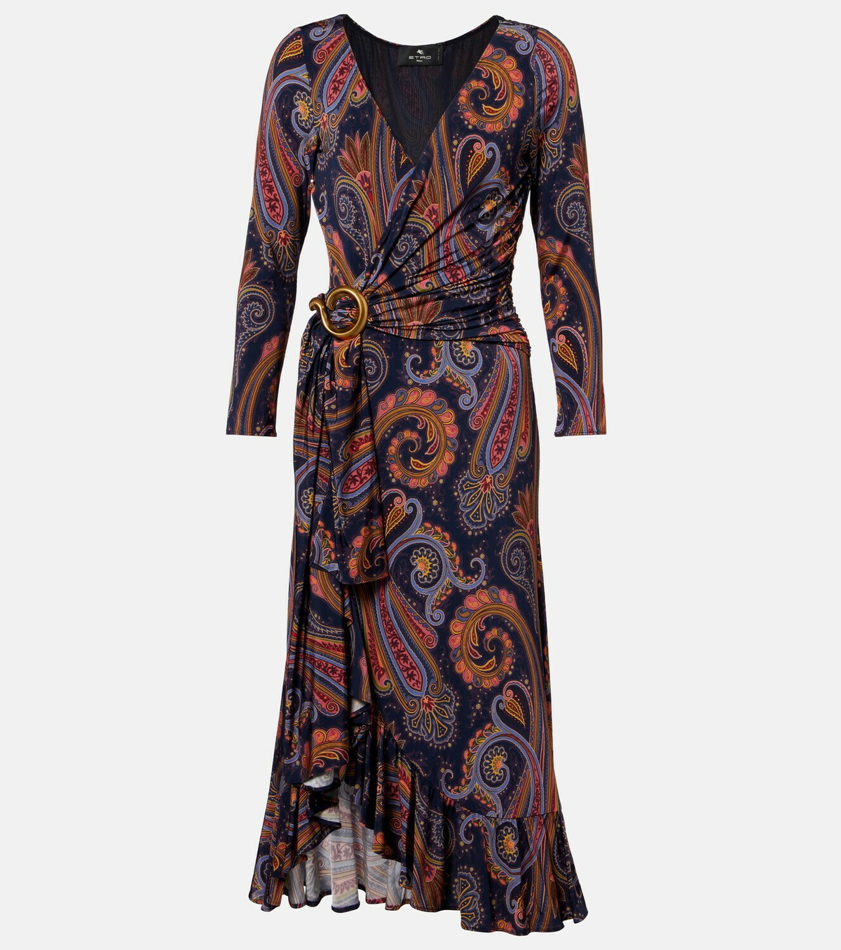 Etro Paisley wrap dress