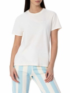 MC2 Saint Barth Woman Off-white Cotton Jersey Crewneck T-shirt Emilie