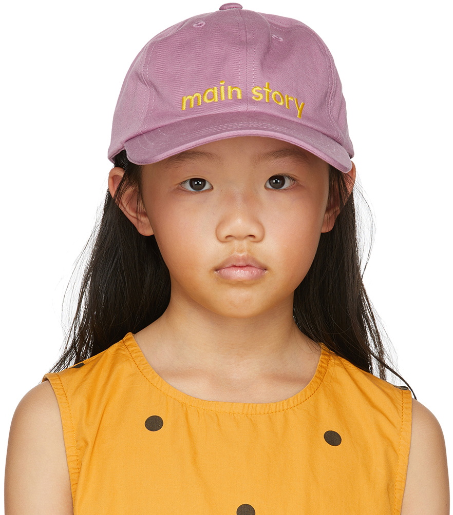 Main Story Kids Purple Logo Cap