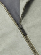 Stòffa - Suede Bomber Jacket - Green