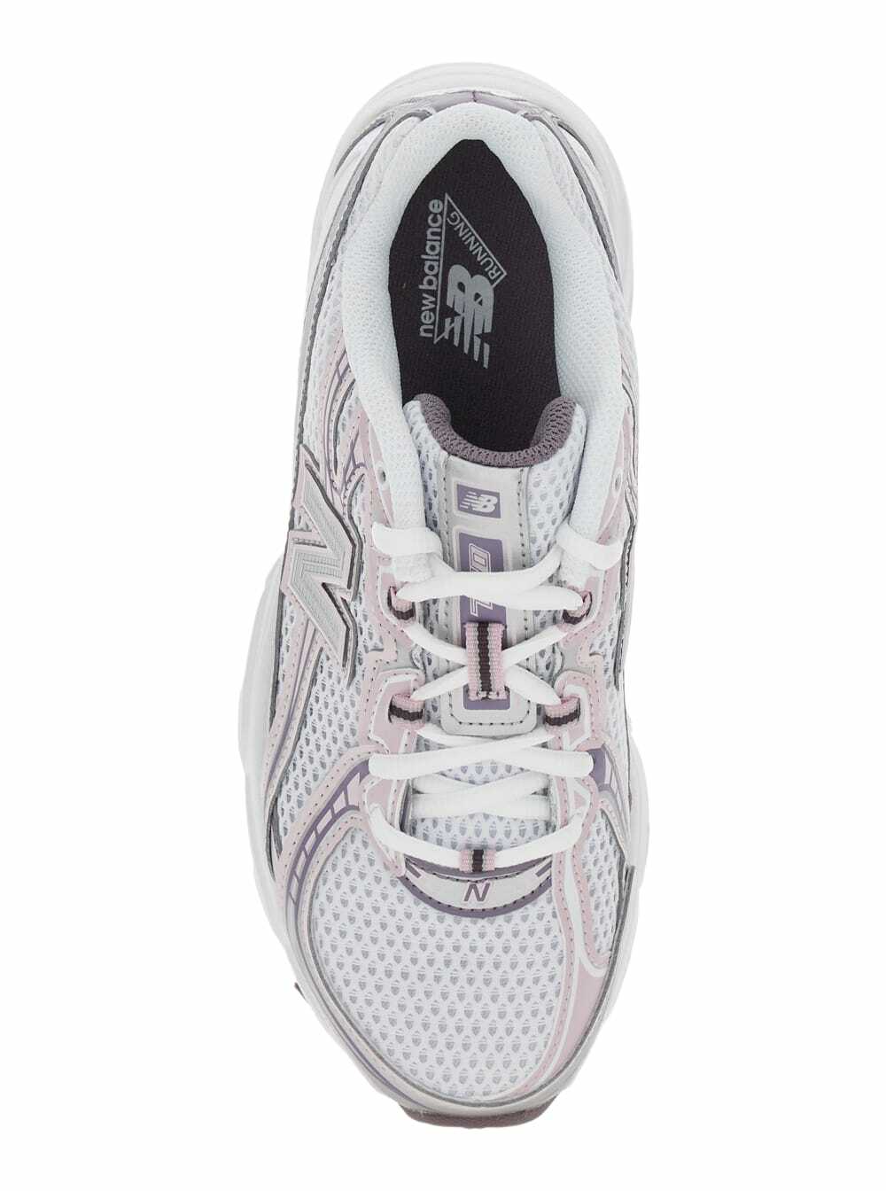 New Balance Pink Low Top Sneakers With Logo Patch On Side And Tongue And Perforated Panels In Tech Fabric Unisex
