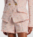 Balmain Double-breasted tweed jacket