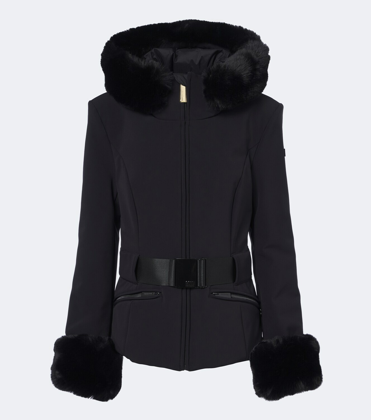 Goldbergh Giselle belted hooded technical ski jacket