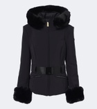 Goldbergh Giselle belted hooded technical ski jacket