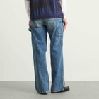 Le Père Men's Denim Cargo in Bepop Marine