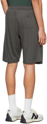 Sunspel Grey Cotton Modal Lounge Shorts