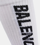 Balenciaga Logo cotton-blend socks