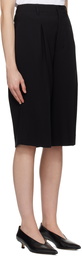 AMI Paris Black Bermuda Shorts