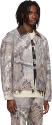 Represent Khaki Realtree Camo Trucker Jacket