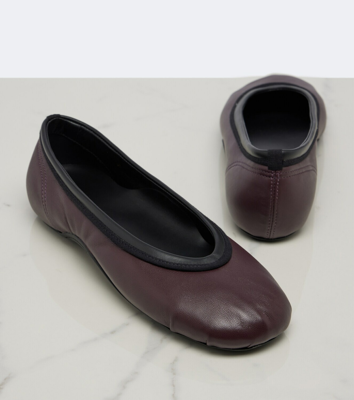 Dries Van Noten Leather ballet flats