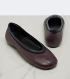Dries Van Noten Leather ballet flats