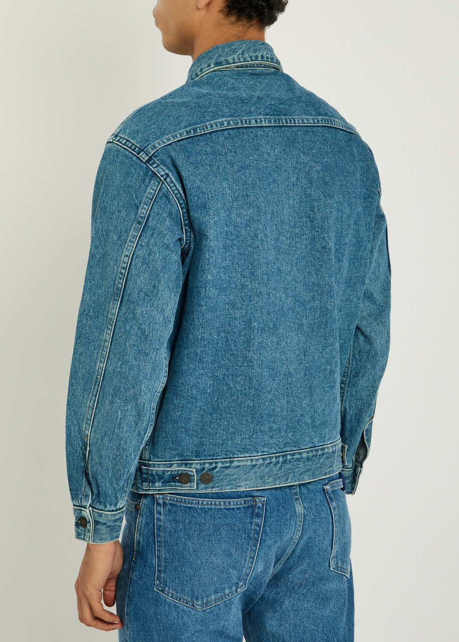 Blue Blue Panelled Denim Jacket