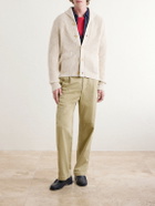 RRL - Shawl-Collar Cotton and Linen-Blend Cardigan - Neutrals