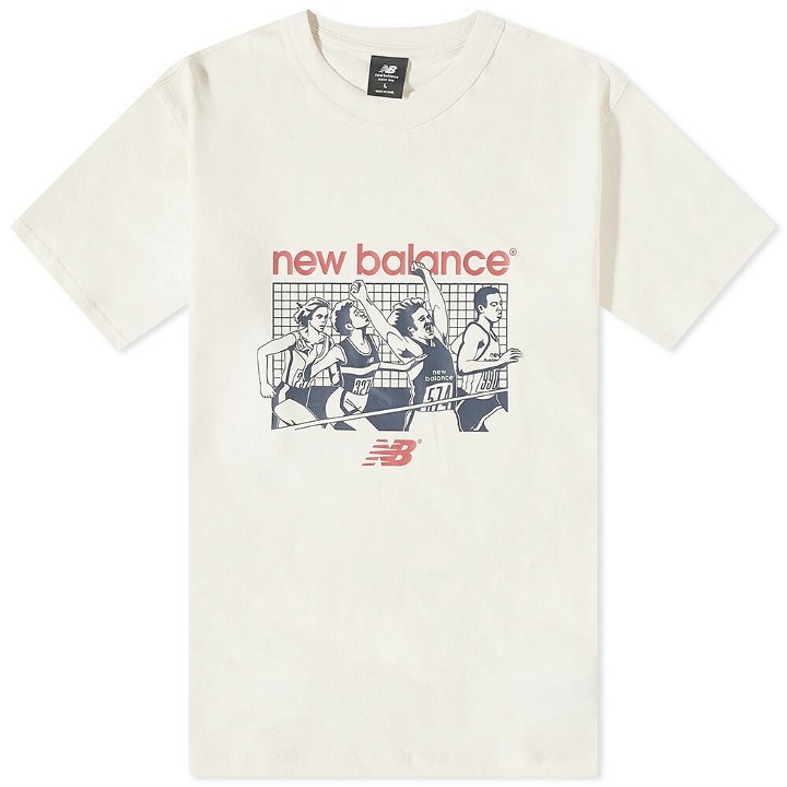Photo: New Balance Men's NB Athletics 90's Graphic T-Shirt in Greige