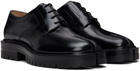 Maison Margiela Black Tabi Lace-Up Derbys
