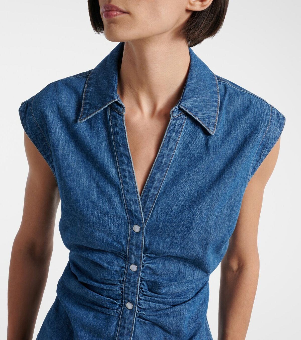 Veronica Beard Sera denim top