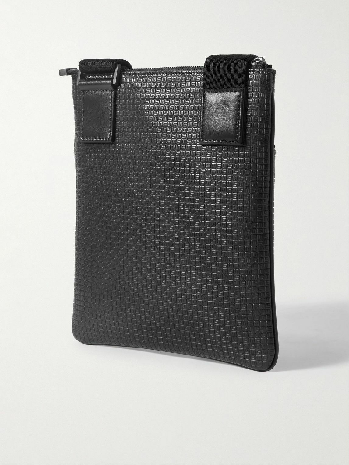 Serapian - Leather-Trimmed Stepan Coated-Canvas Messenger Bag