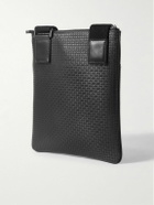 Serapian - Leather-Trimmed Stepan Coated-Canvas Messenger Bag