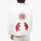 Bode Men's Boar Applique Jacket in Red/White