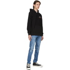 Noah NYC Black Winged Foot Hoodie