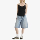 AMIRI Women's Denim Shorts in Stone Indigo