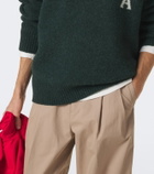 Ami Paris Ami de Cœur alpaca and wool-blend sweater
