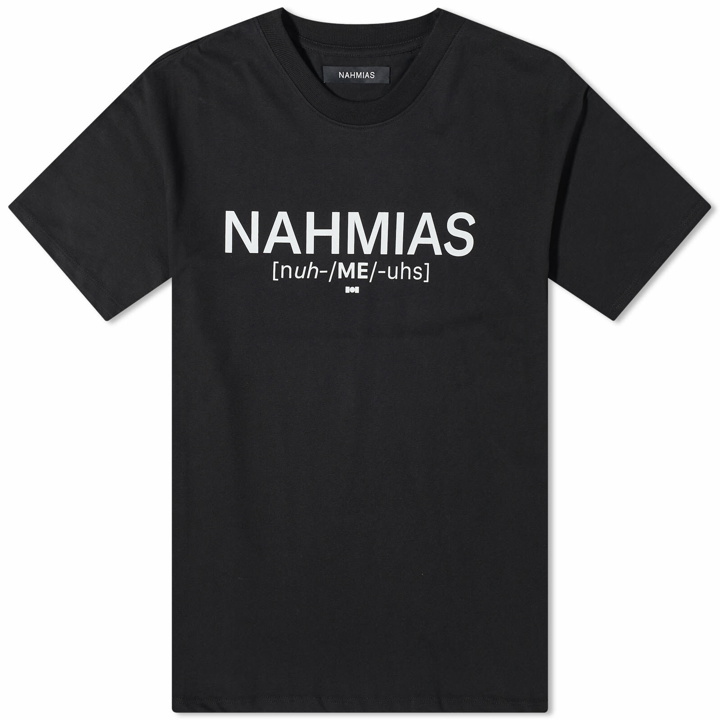 Photo: Nahmias Men's Pronunciation T-Shirt in Black
