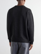A.PRESSE - Paneled Wool Sweater - Gray