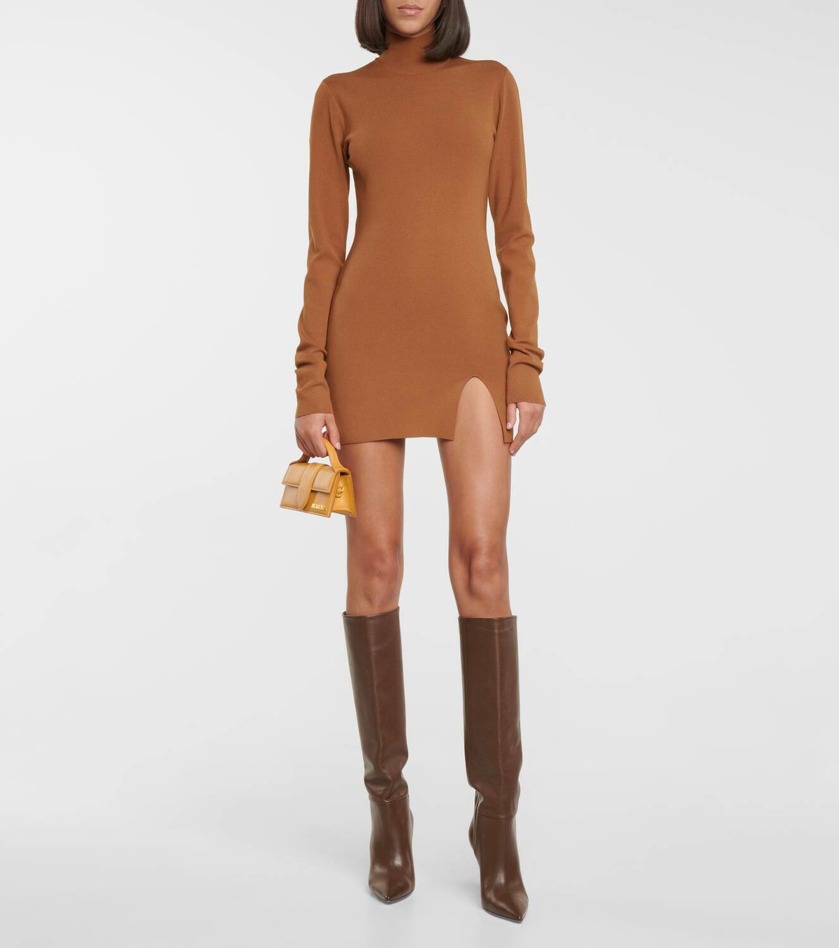 Zeynep Arçay Side-slit knit minidress
