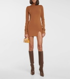 Zeynep Arçay Side-slit knit minidress