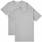 Reigning Champ Men's Jersey Knit T-Shirt - 2 Pack in Heather Grey