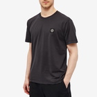 Stone Island Men's Patch Logo T-Shirt in Charcoal